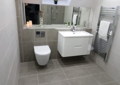 Tiling wet room