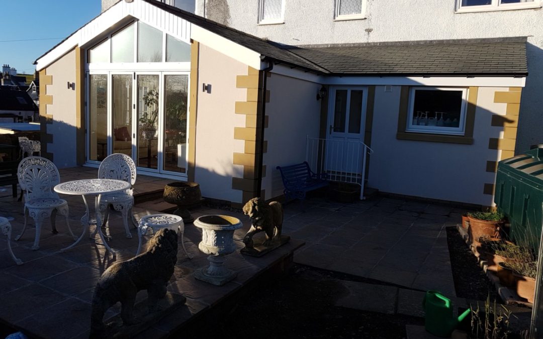Extension front and back, Coldingham